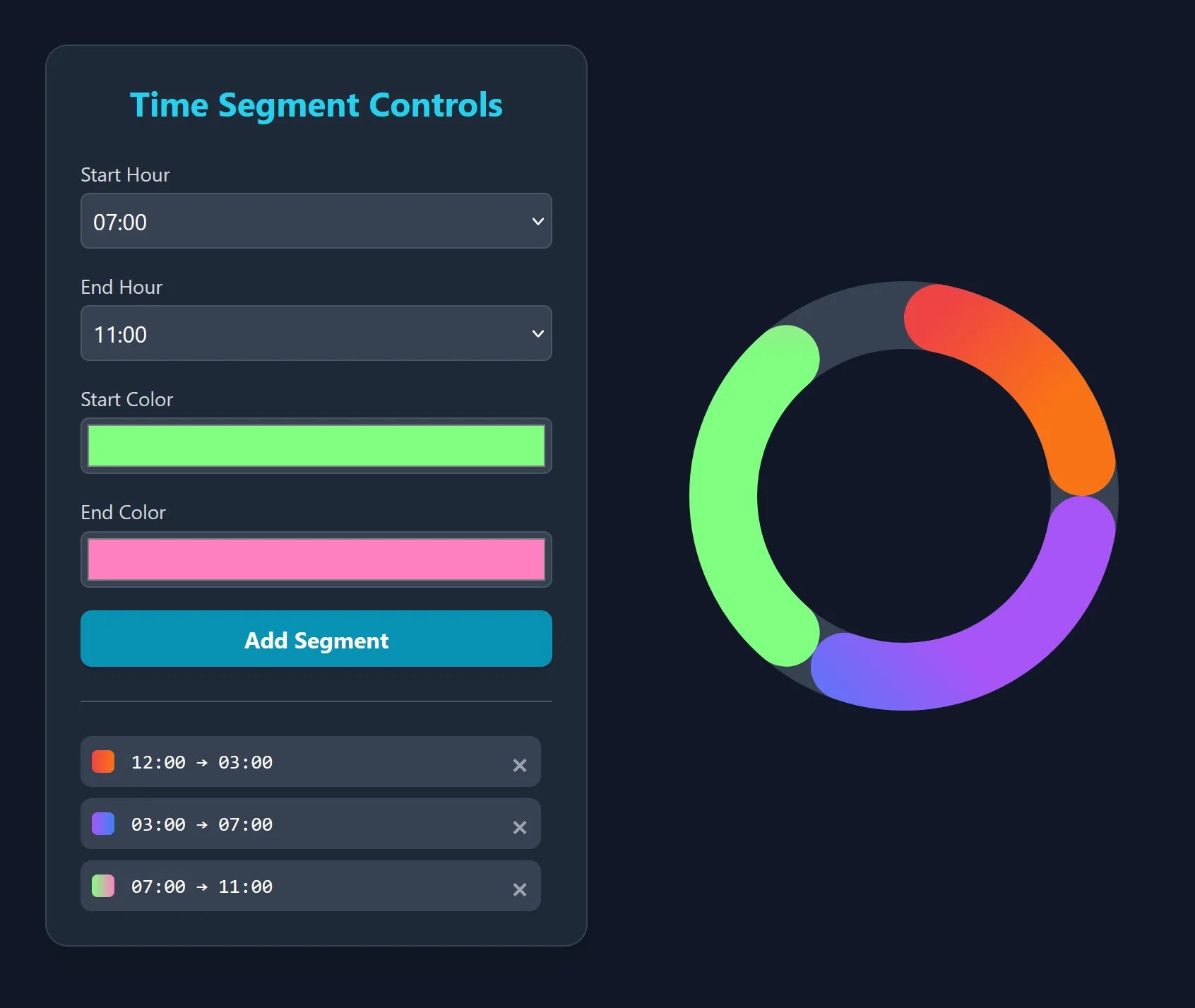 First dial prototype — basic arc rendering